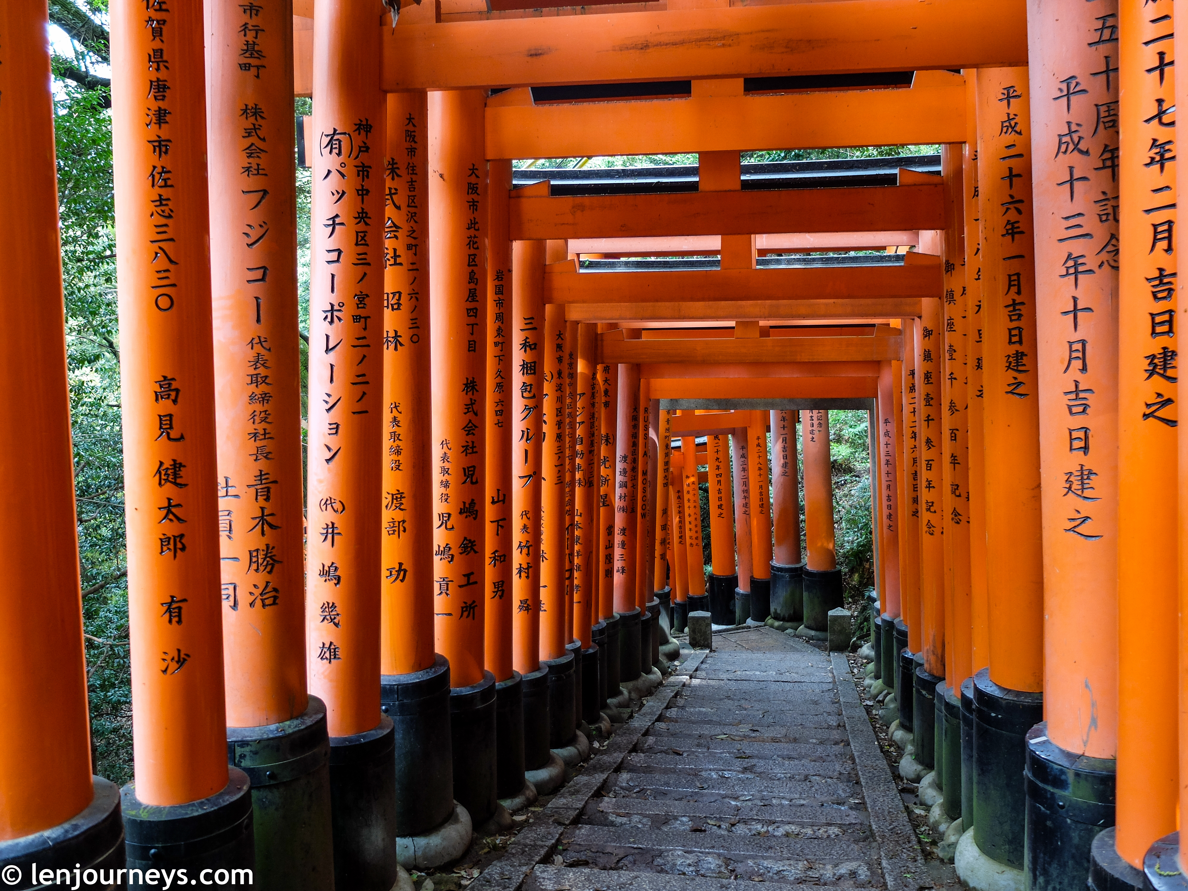 Torii-covered path, Kyoto