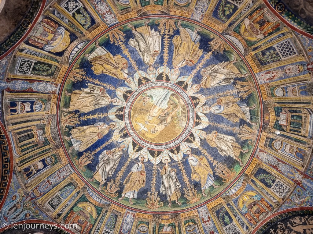 The mosaic in Neonian Baptistery