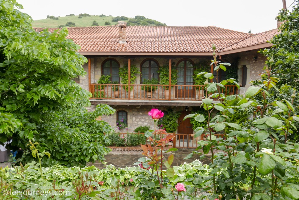 The main courtyard of Saint Stephan Monastery.