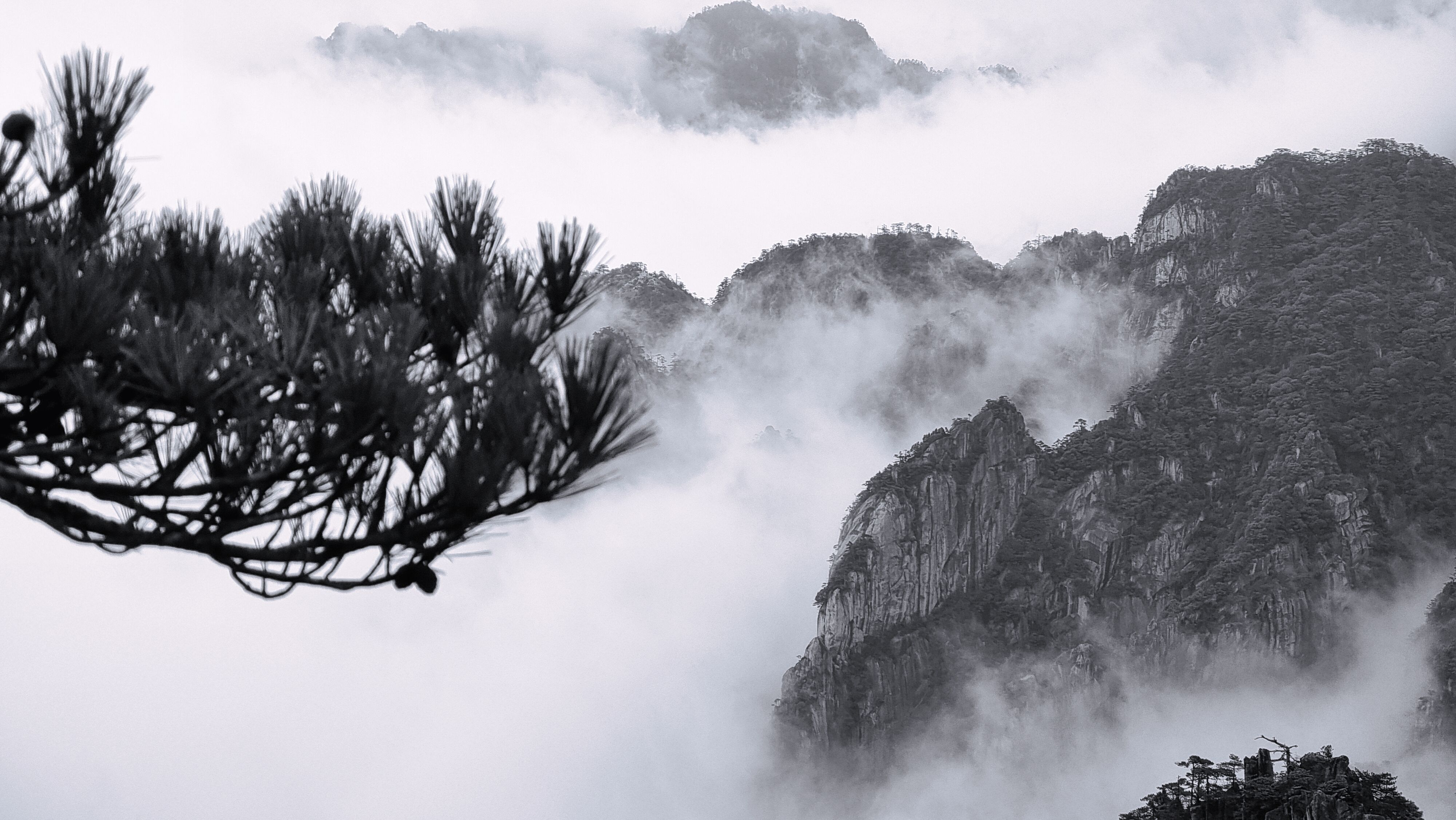 Huangshan - a shan shui painting