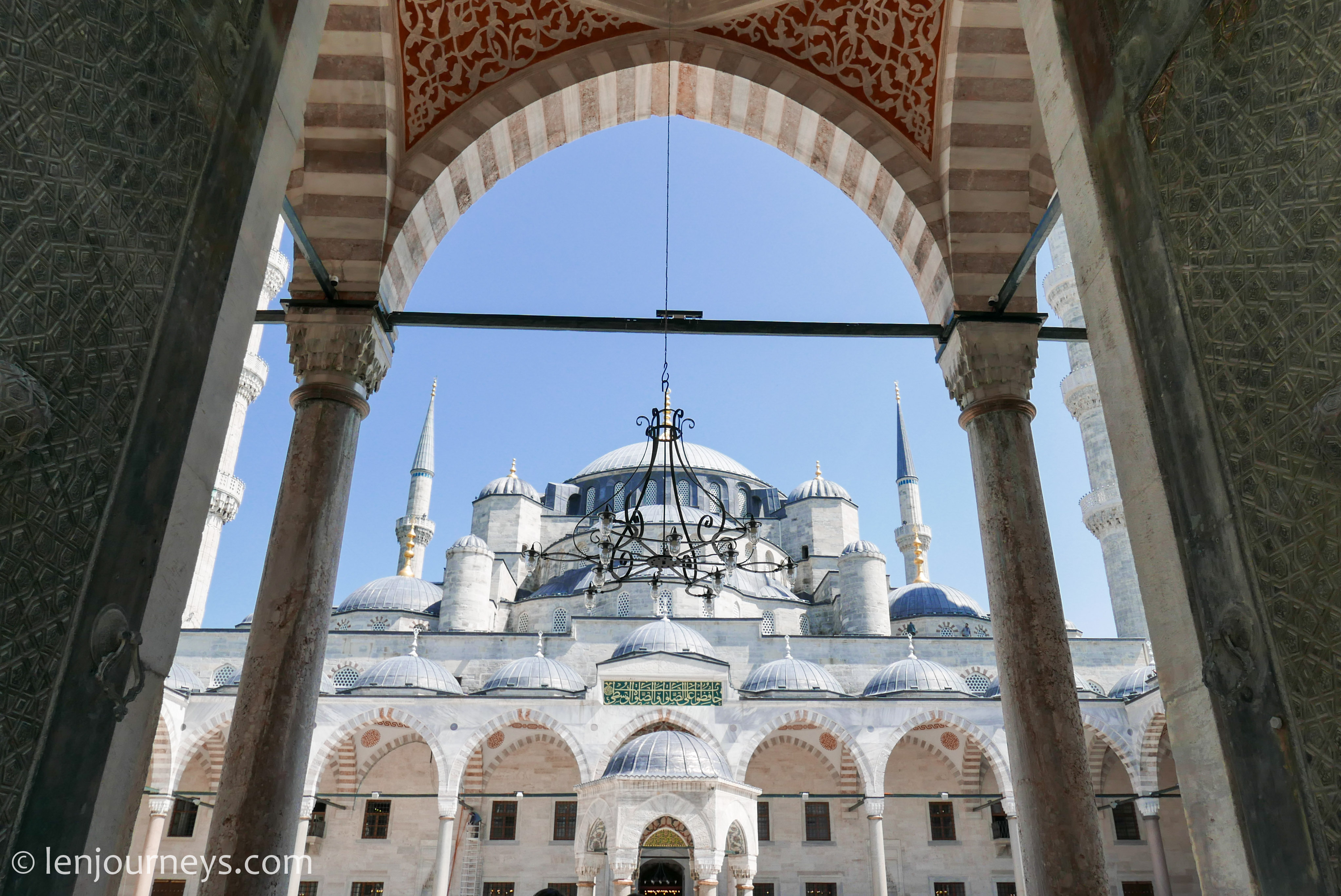 The Blue Mosque - a symbol of Ottoman religious architecture.