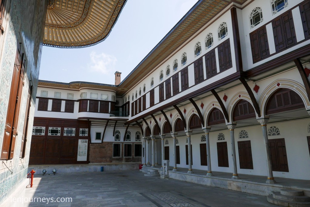 The harem complex in the Ottoman palace