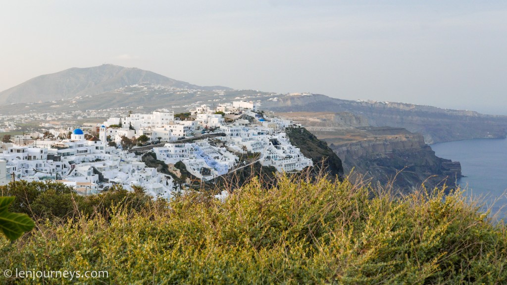 A panoramic view of Firostefani