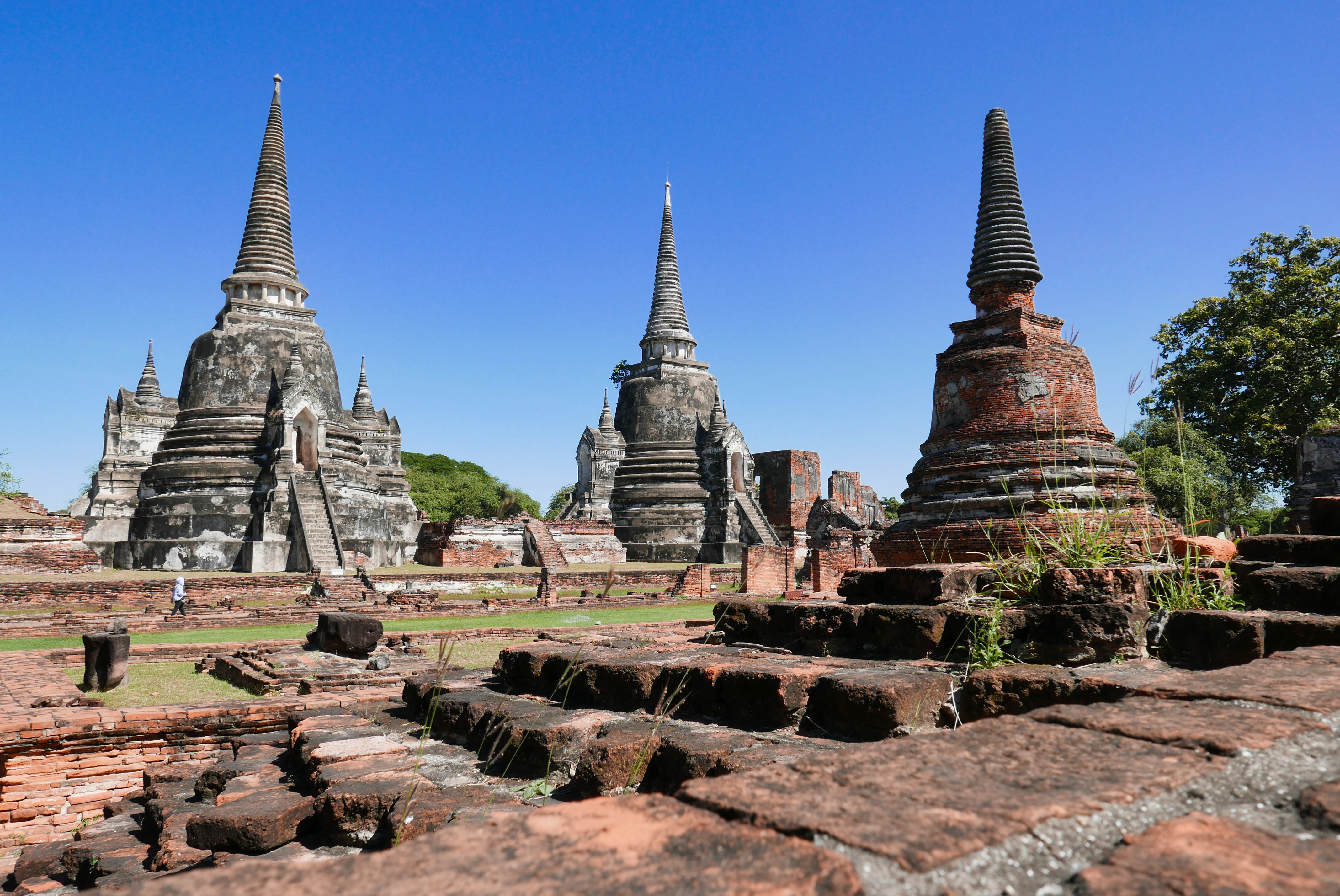 The temple ground of Wat Phra Sisanphet