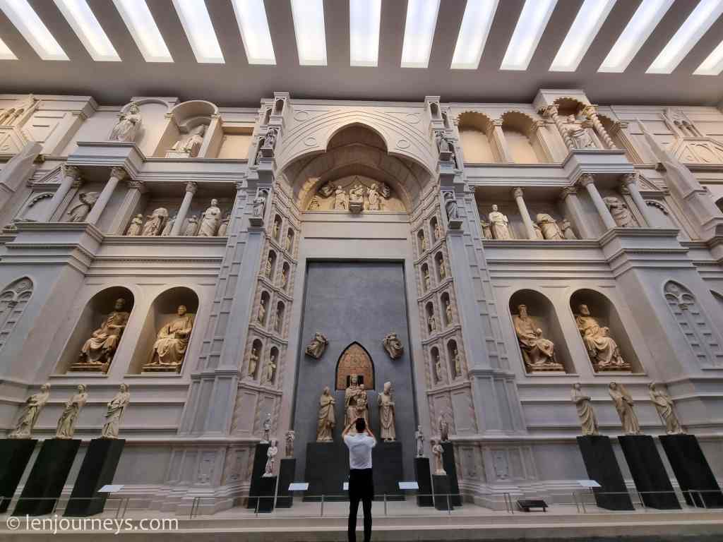 Reconstruction of the original facade