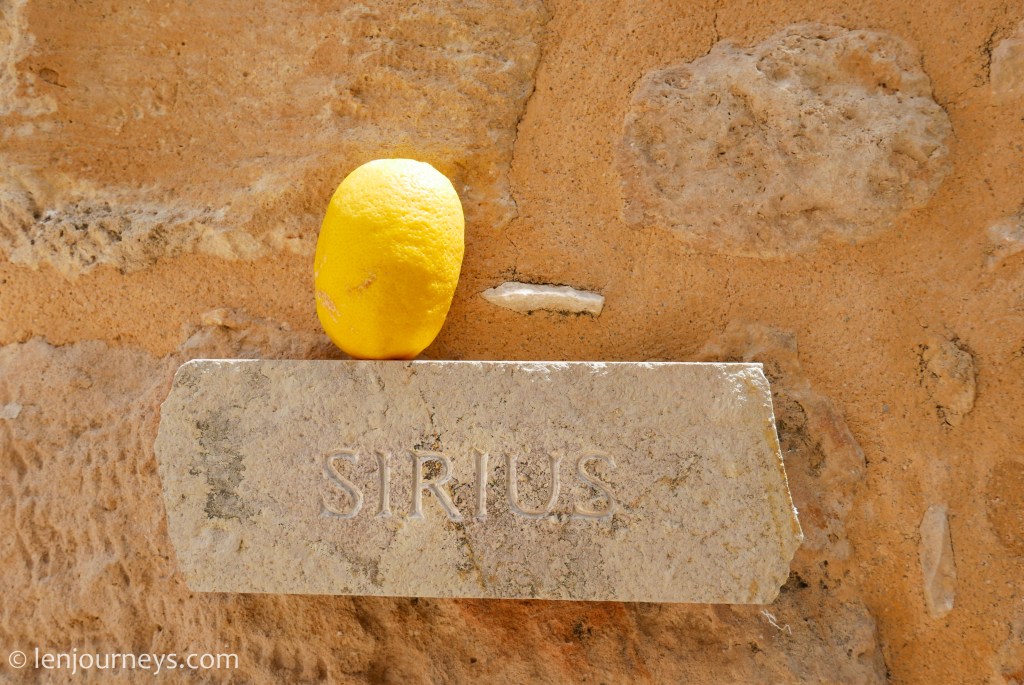 Each room is named after a star or a constellation