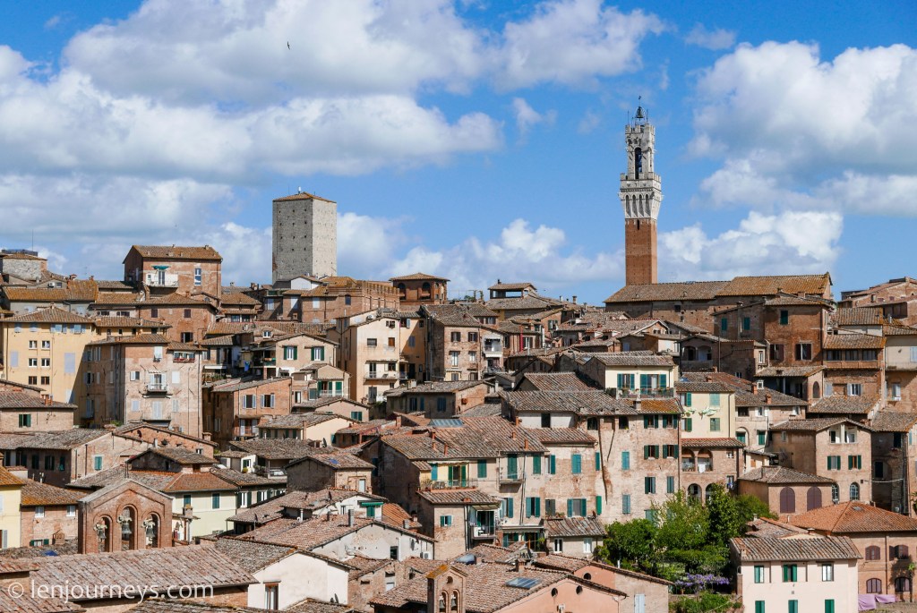 Siena and the Torre del Mangia
