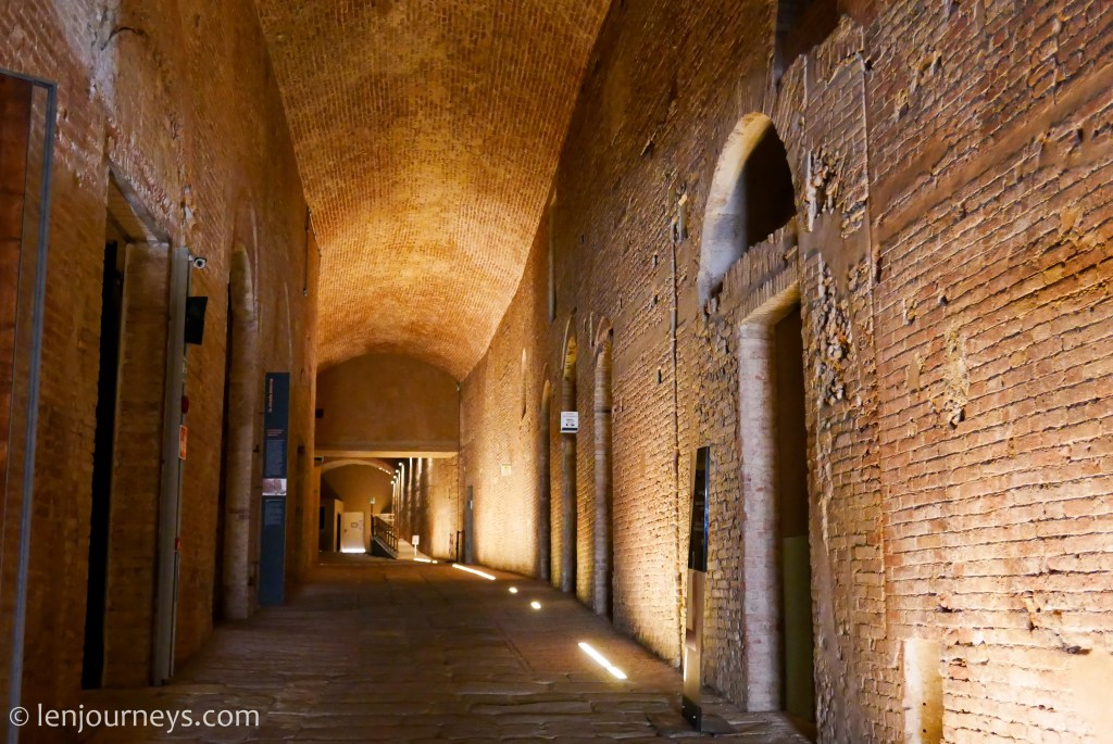 Archeological Museum - a tunnel network below Santa Maria della Scala.