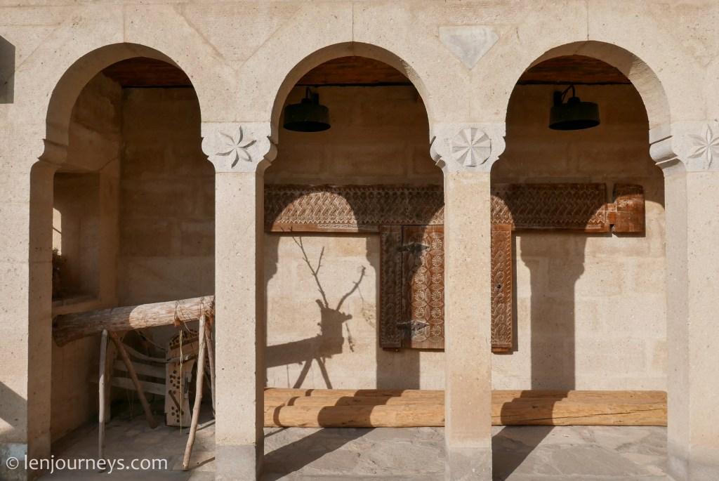 Architectural details at Argos in Cappadocia