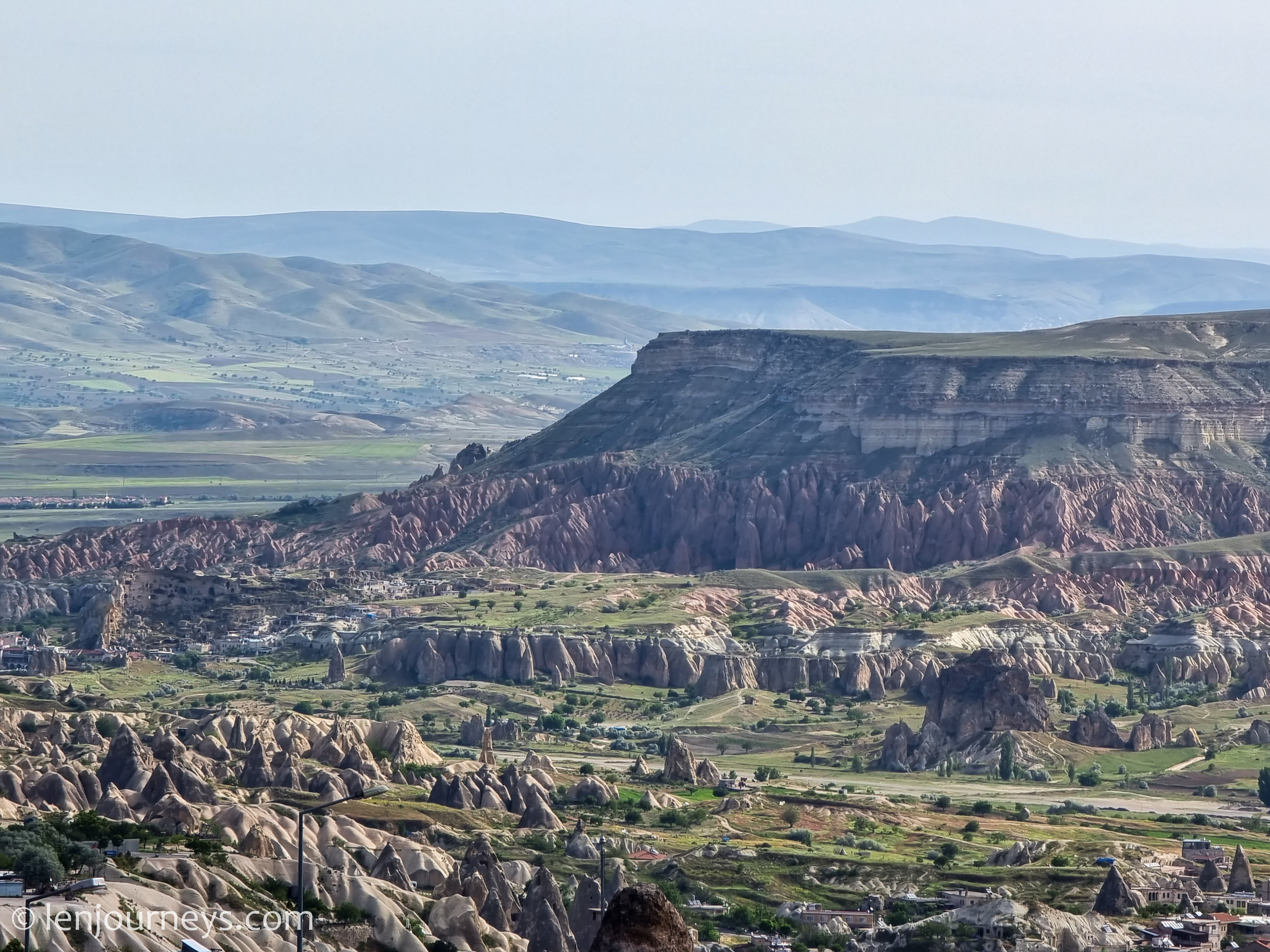 The topography of Cappadocia