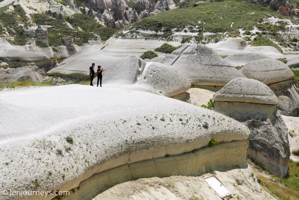 The creation of fairy chimneys - a slow process that takes eons.