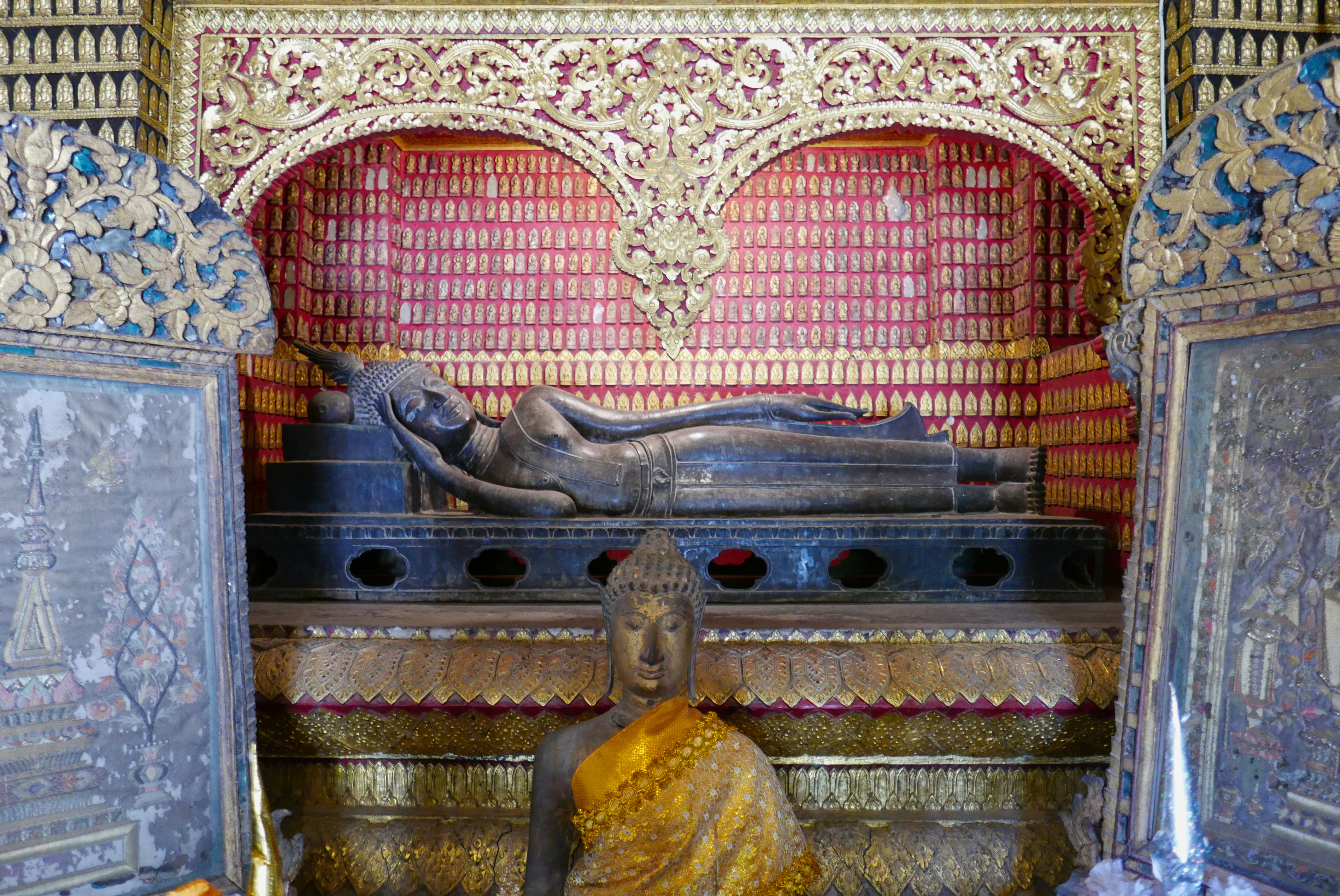 The Reclining Buddha at Vat Xieng Thong, Luang Prabang