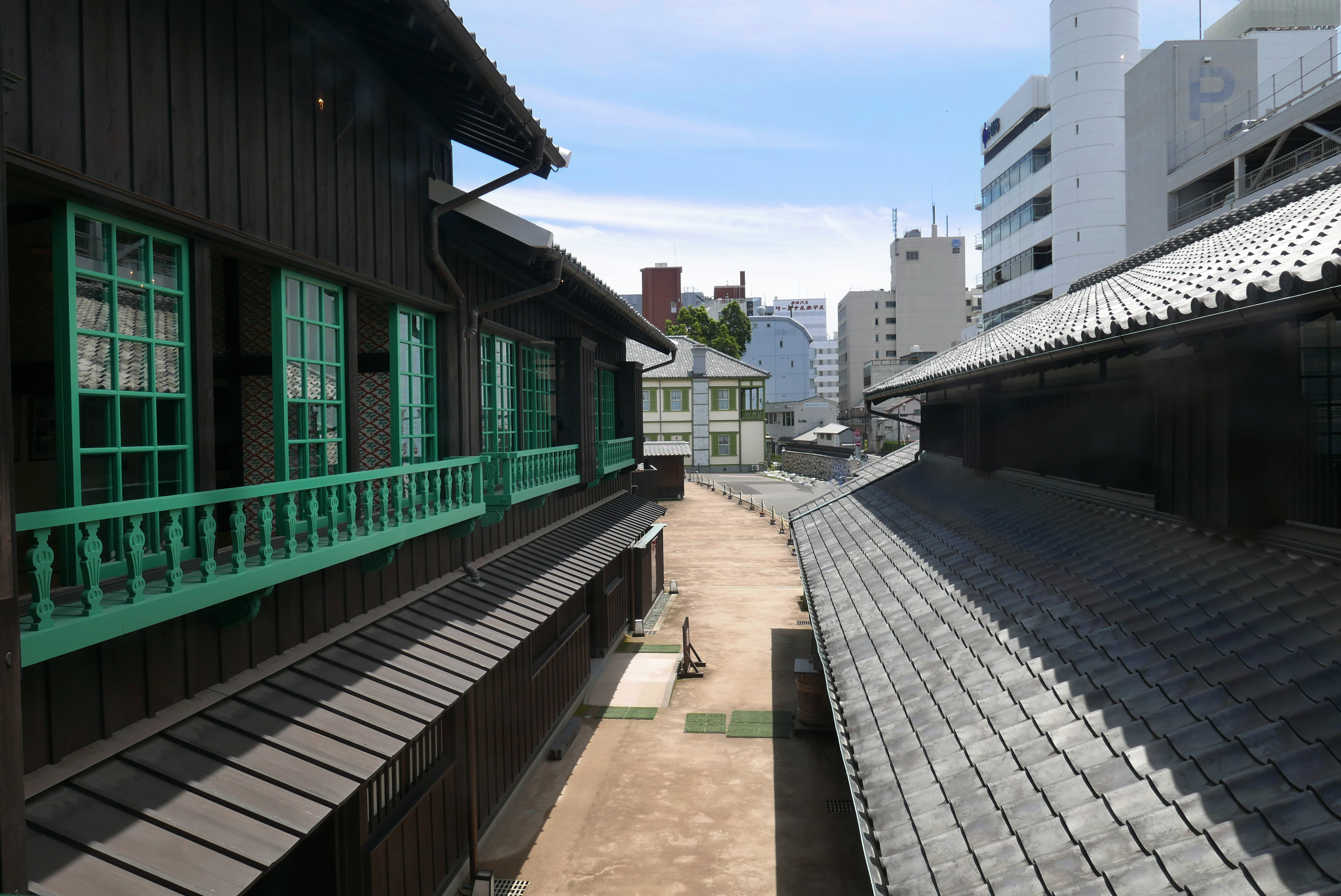 The street of Dejima, Nagasaki