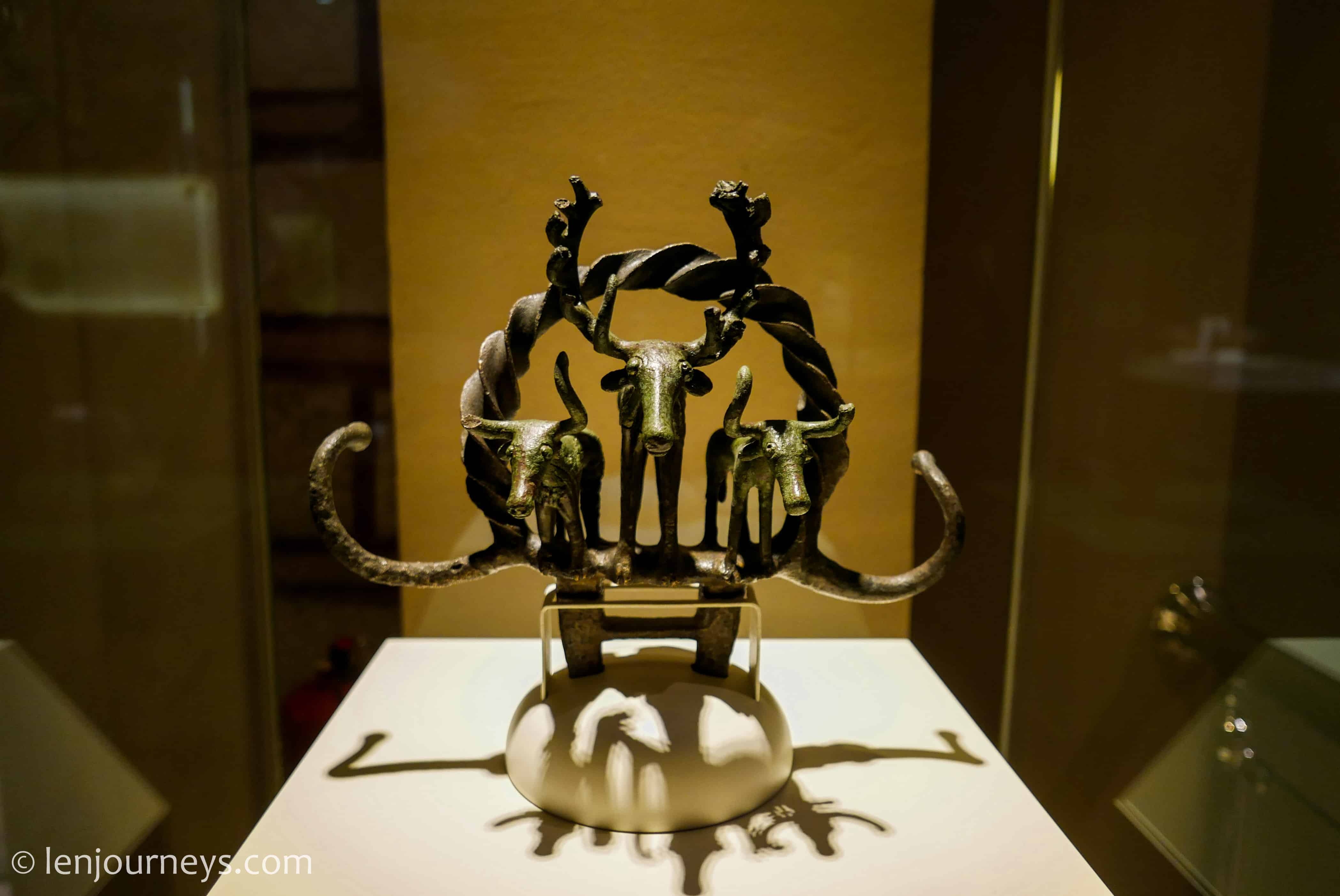 Deer figures in the Museum of Ancient Civilizations, Ankara