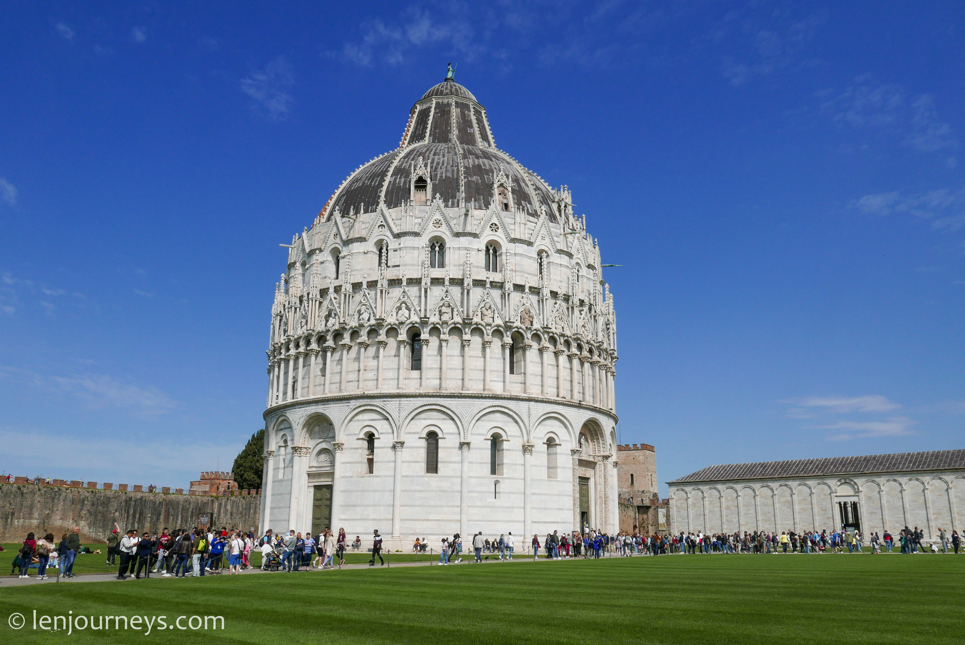 The exterior of the Baptistery