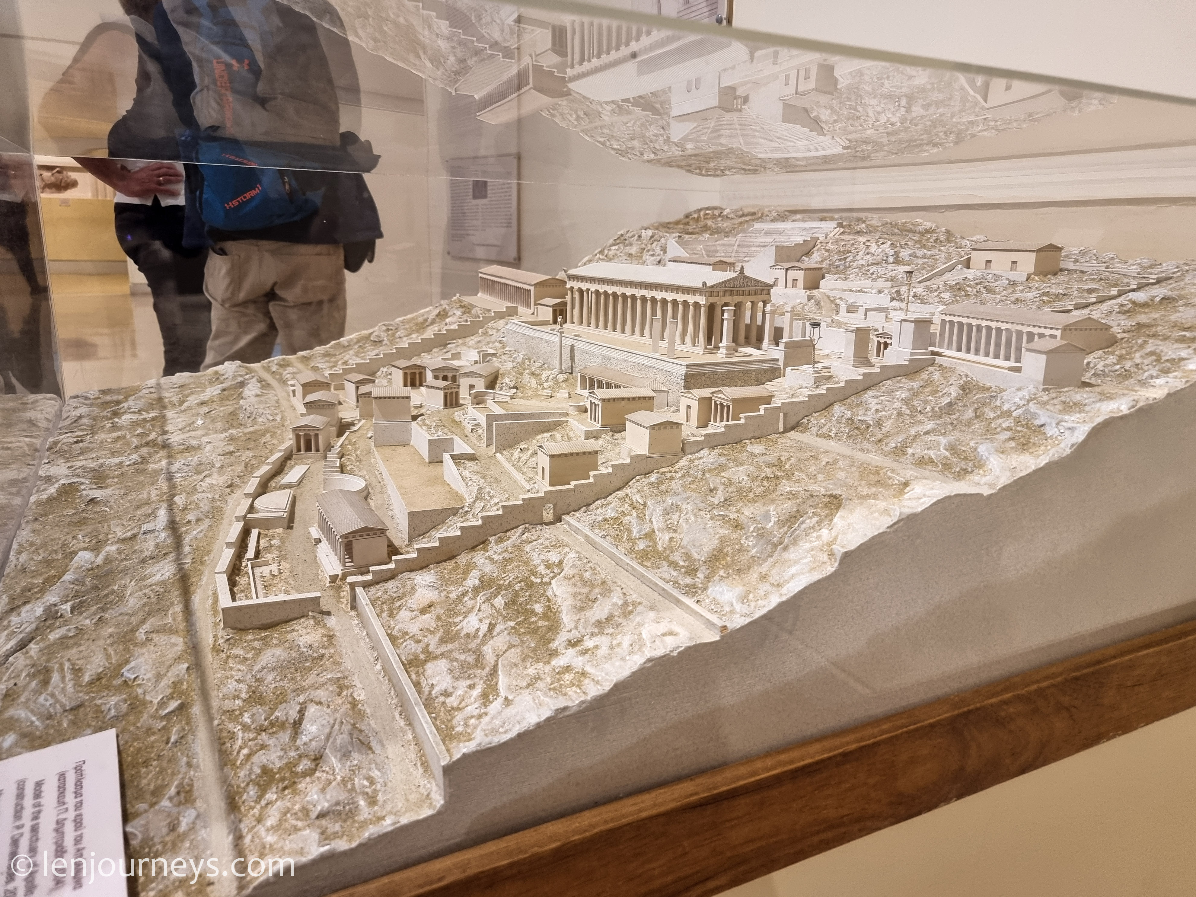 A scale model of the Apollo Sanctuary