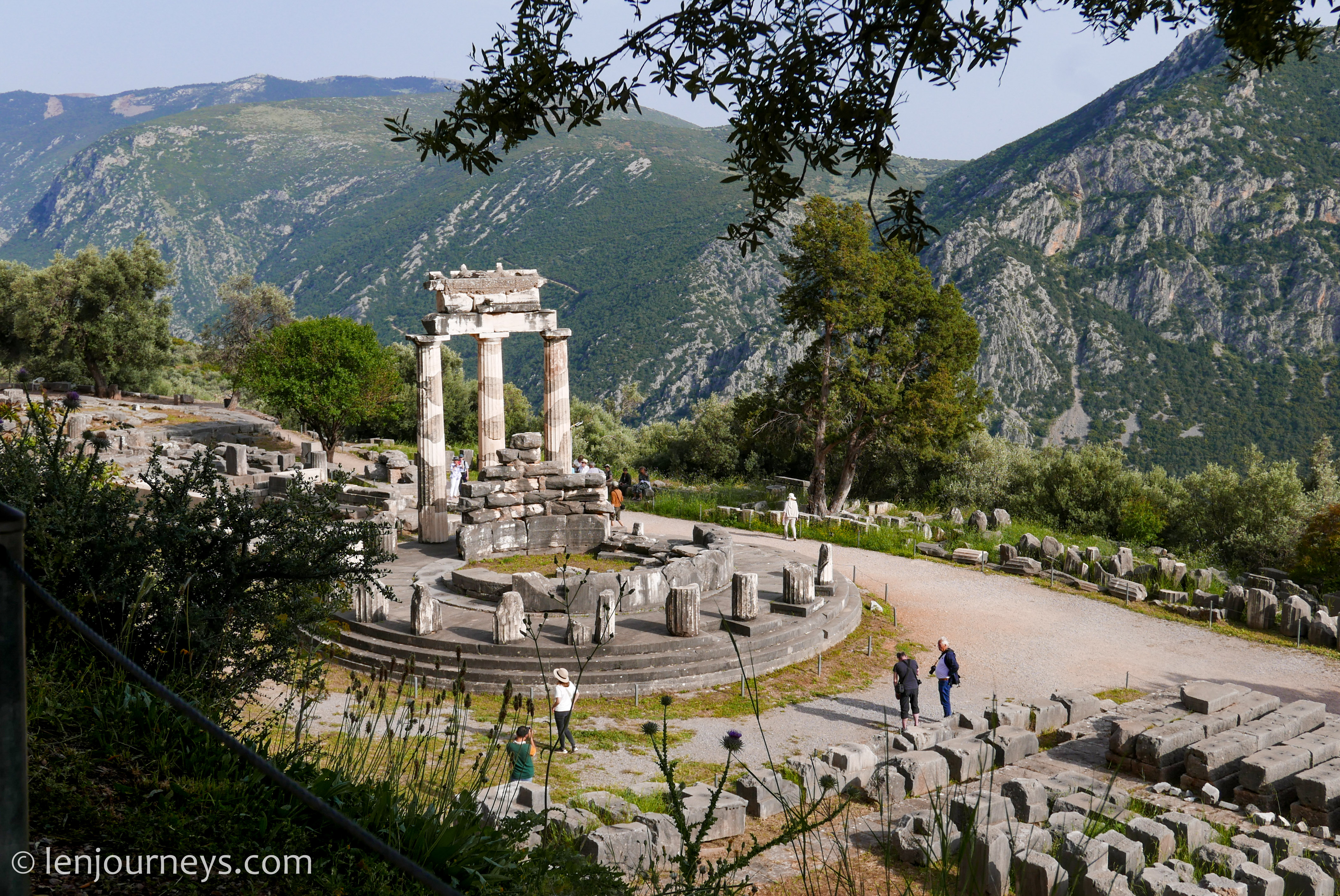 Tholos - a landmark of Delphi