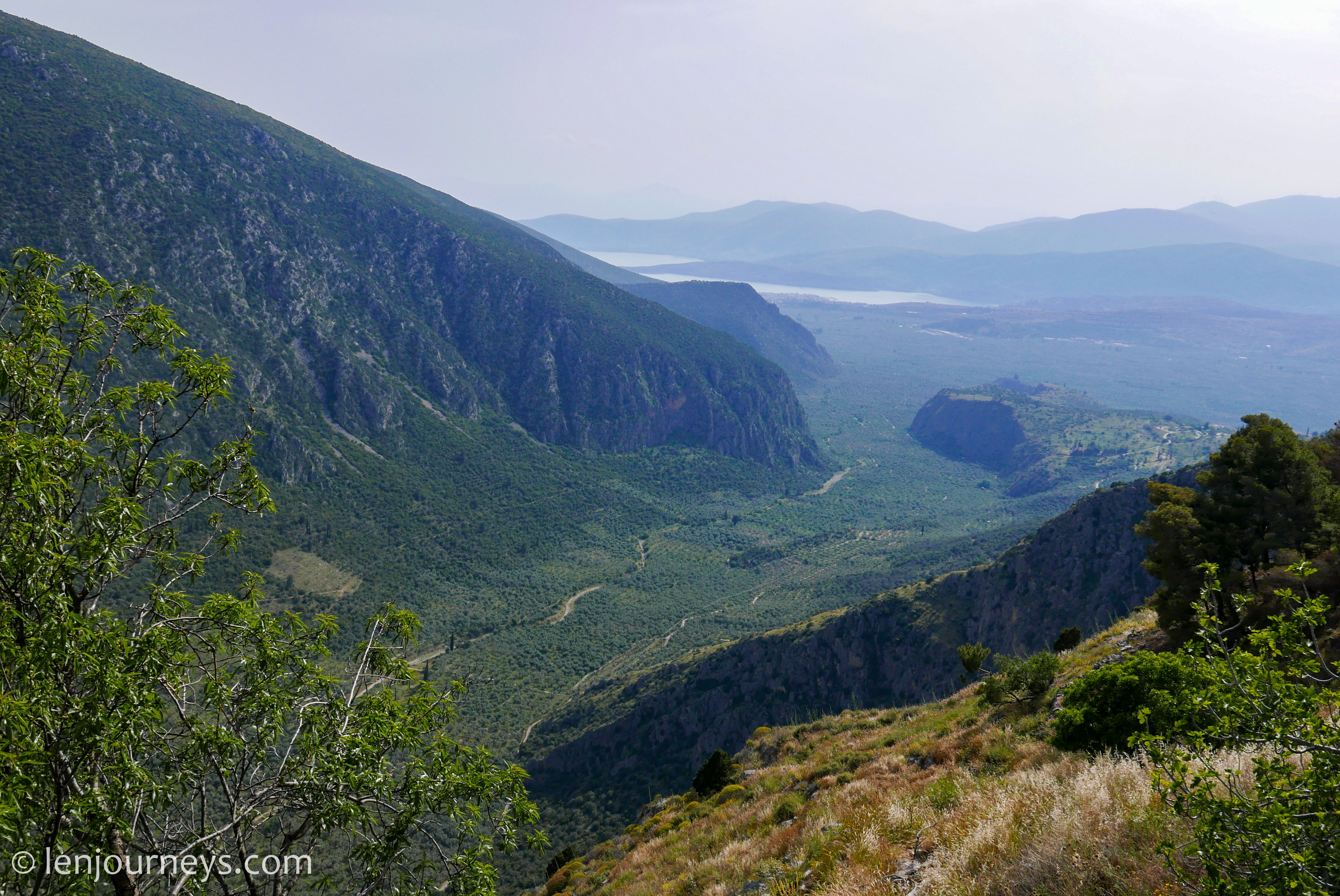 Delphi's beautiful landscape