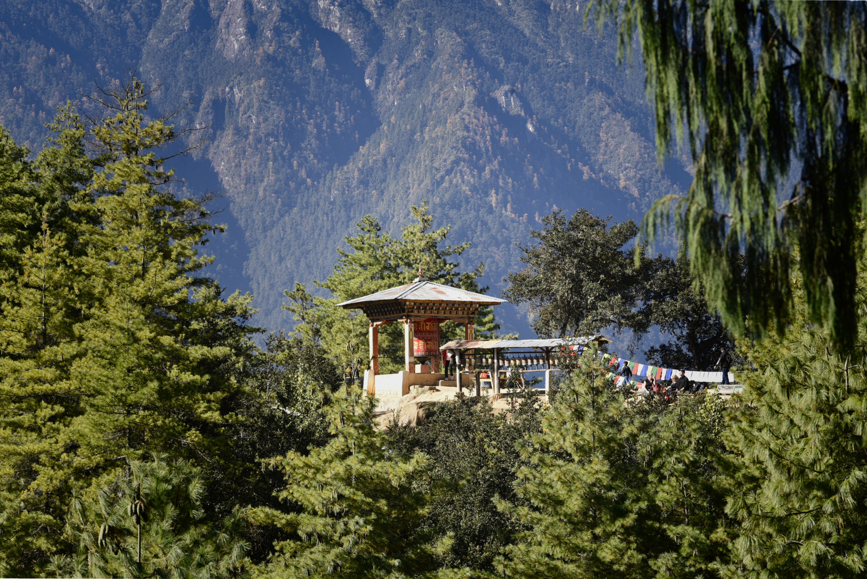 Halfway to the Tiger's Nest Monastery