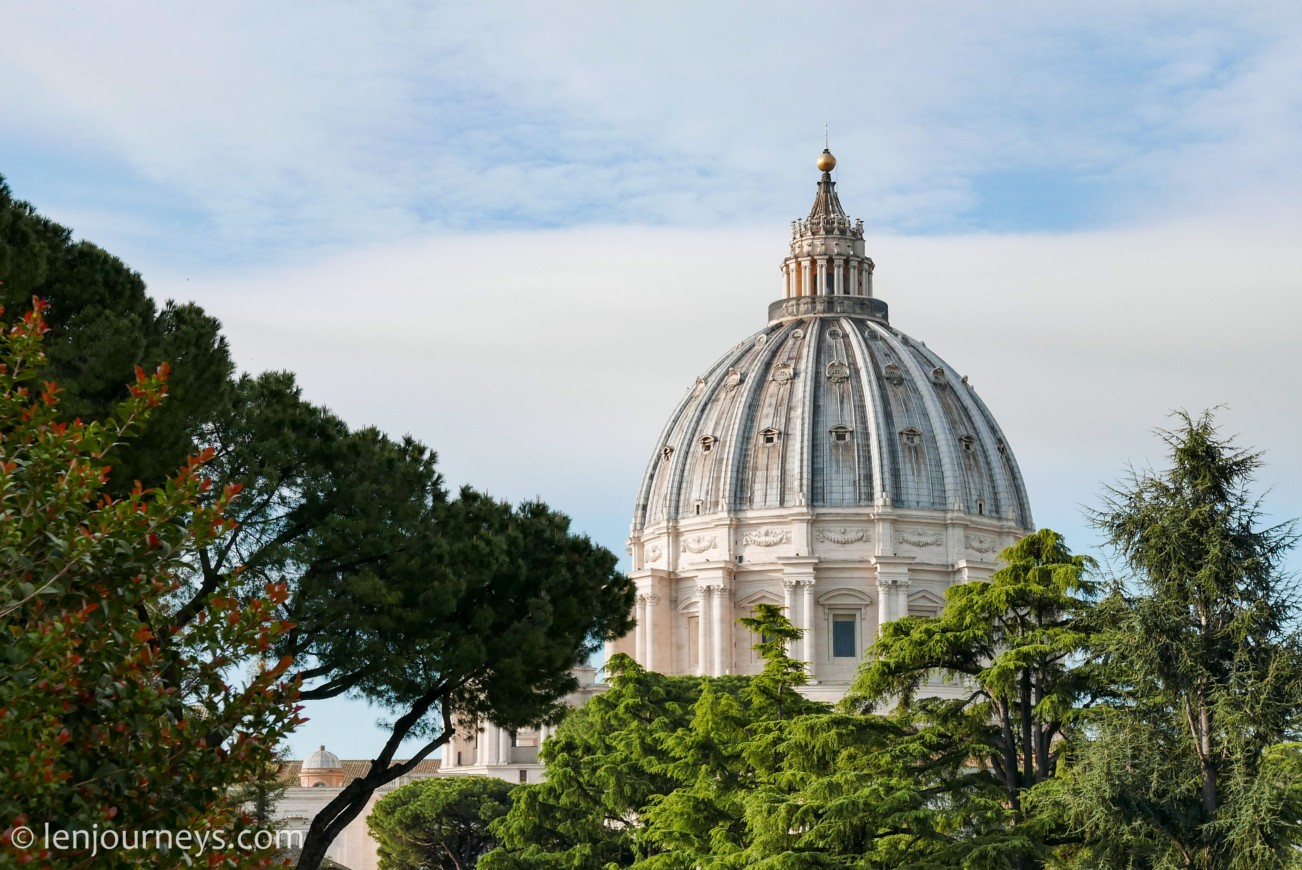 The dome of St. Peter's Basilica, Vatican City