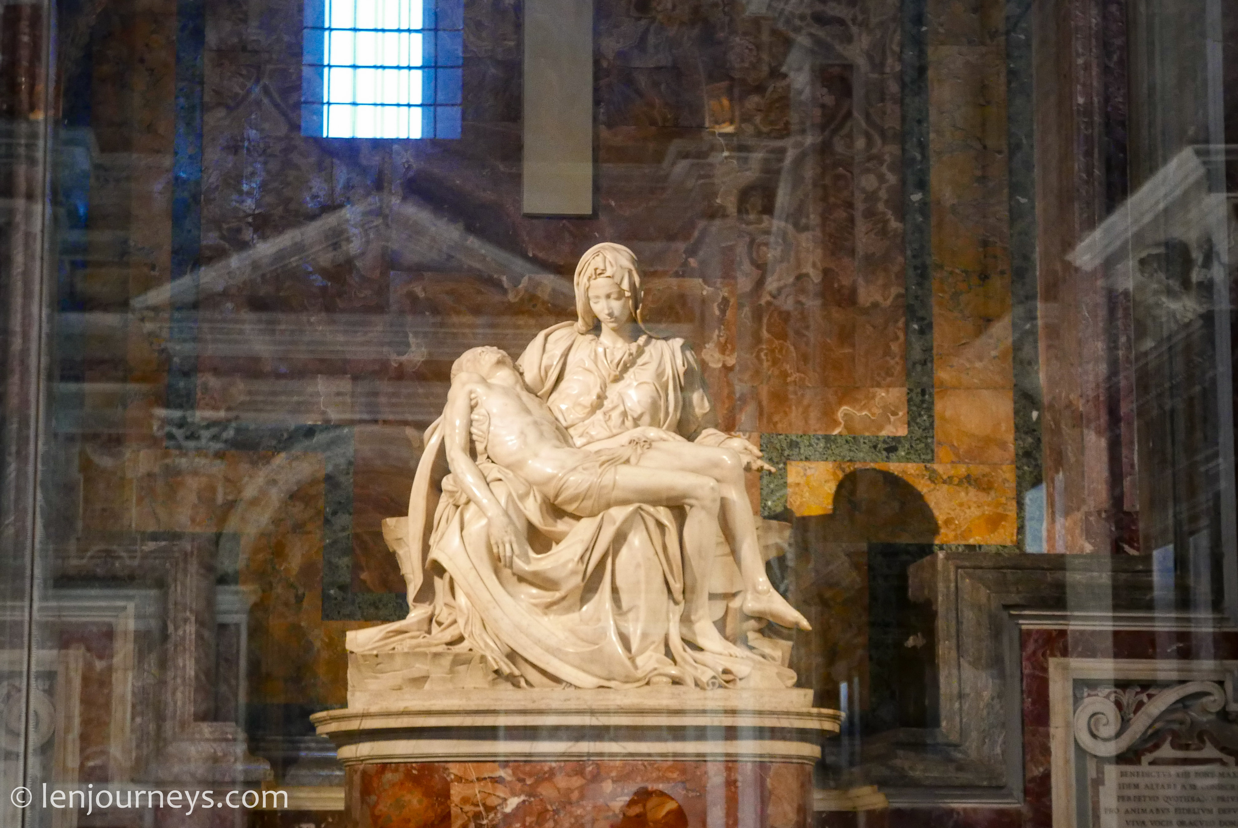 Pietà - the world-famous marble sculpture by Michelangelo